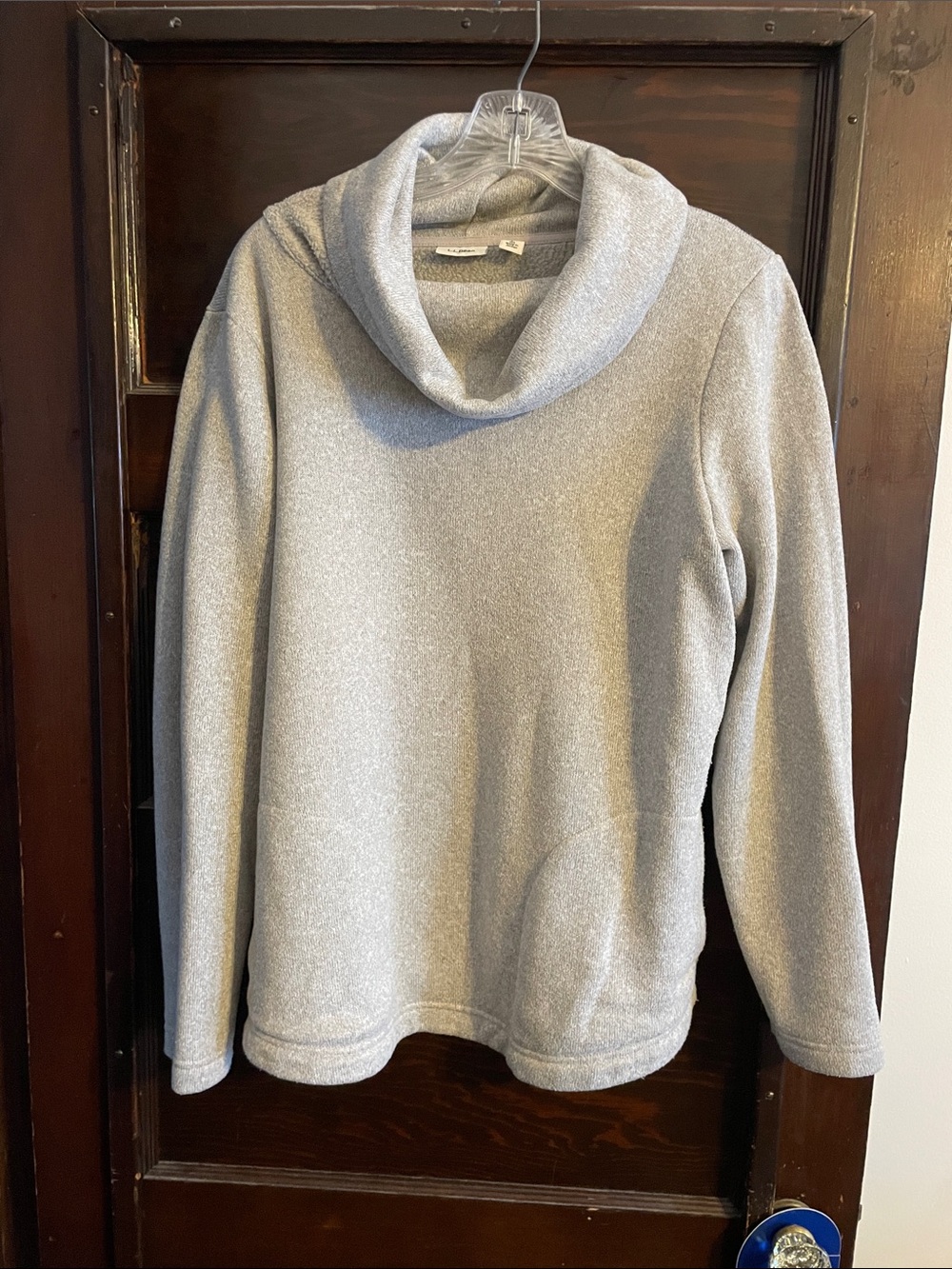 L.L. Bean Light Gray Turtleneck Sweater for Women